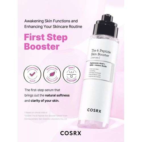 Buy COSRX The 6 Peptide Skin Booster Face Serum | 150ml Online at Best Price...
