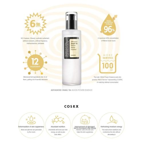 Advanced Snail 96 Mucin Power Essence | 100ml