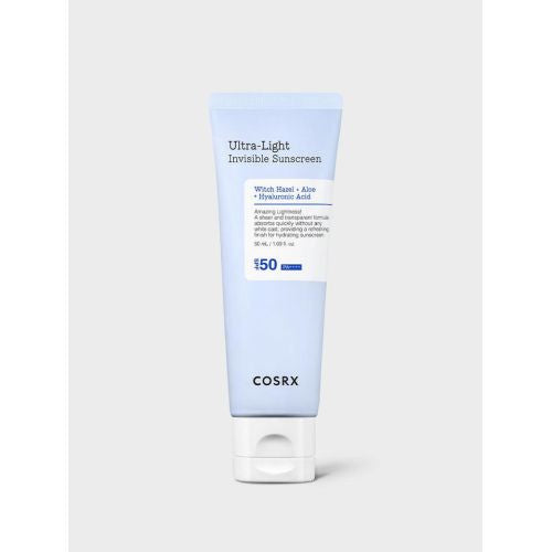 COSRX Ultra Light Invisible Sunscreen SPF 50+ | No White Cast Sun Protection India